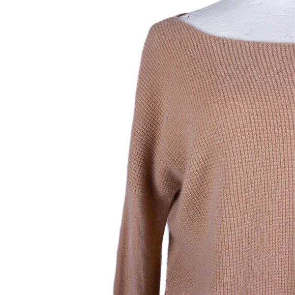 THEORY Tan Cashmere Sweater - Picture 5 of 7